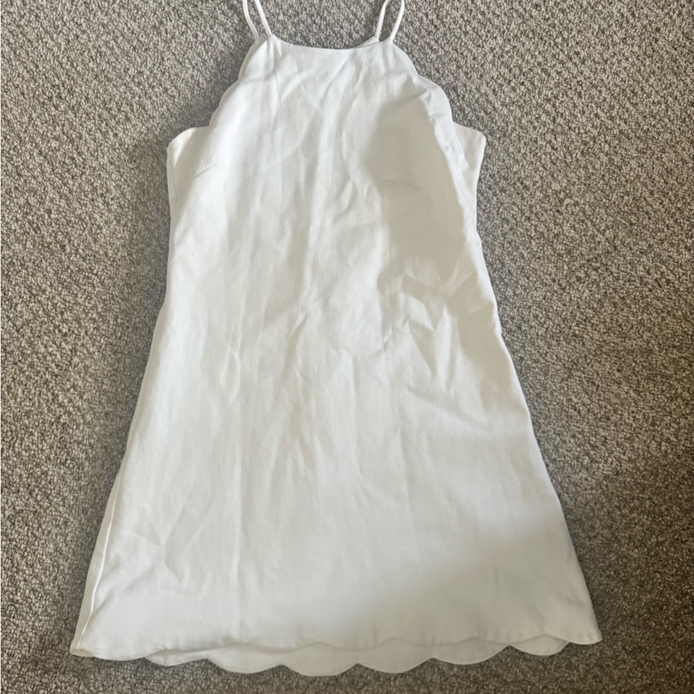 White graduation dress